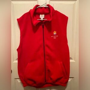 Vintage Salt Lake 2002 Winter Olympics Full Zip Fleece Vest